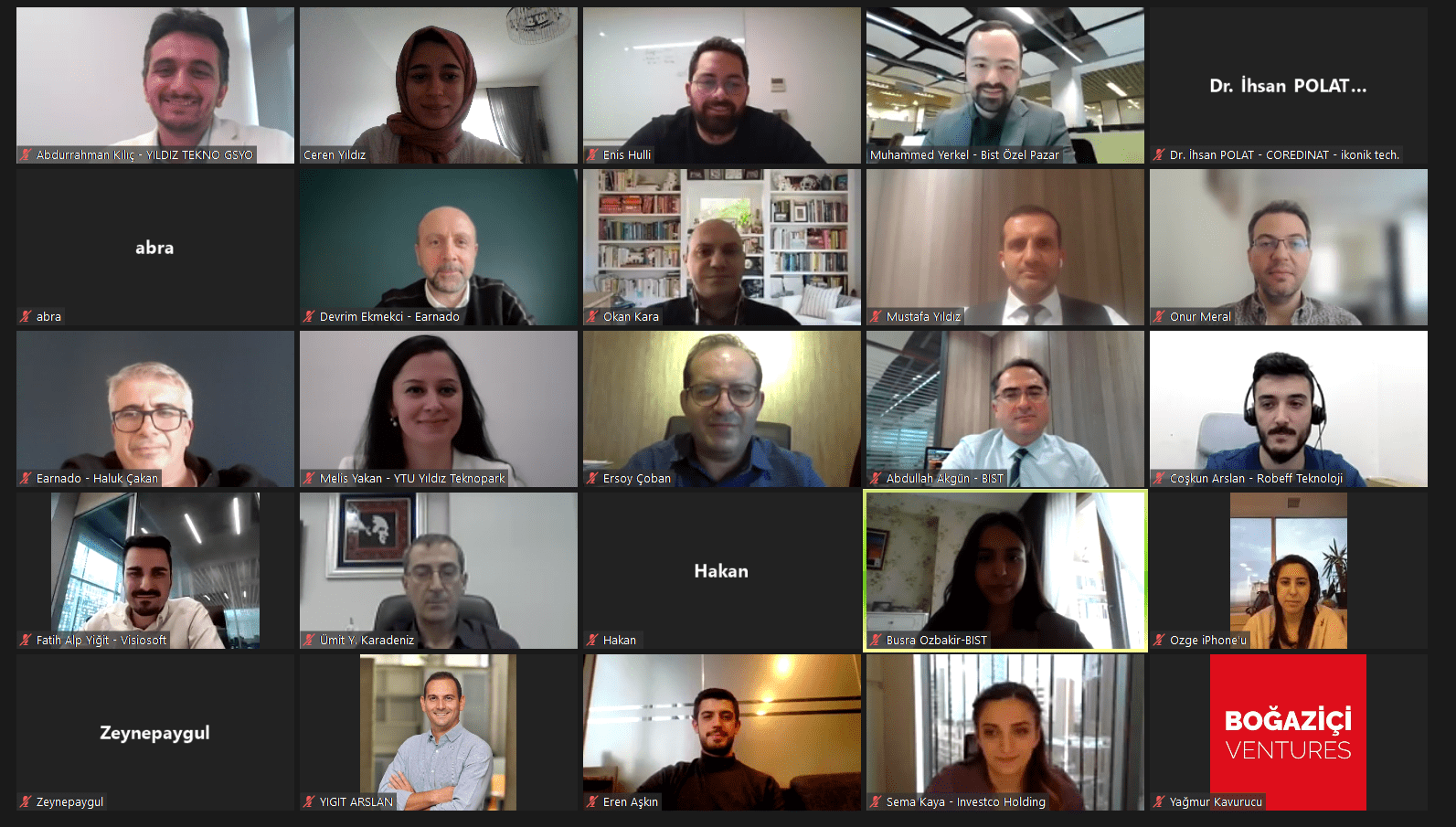 BIST Private Market Start-up Committee was held online on January 18, 2023.